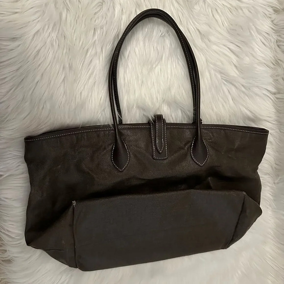 VINTAGE Dooney And Bourke brown Medium Tote. - Picture 4 of 7